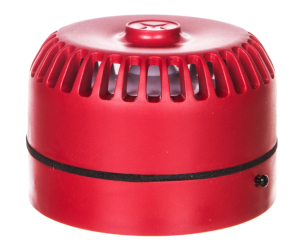 Sygnalizator akustyczny ROLP 9-28VDC 102dB czerwony płytki 32 tony CNBOP ROLP/SV/R/S 540501FULL-0389X