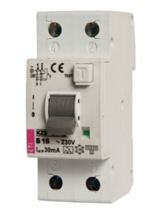 Wyłącznik różnicowo-nadprądowy 2P 16A B 0,03A typ A KZS-2M 002173204