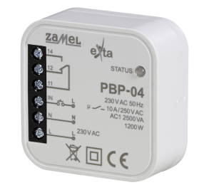 Przekaźnik bistabilny uniwersalny dopuszkowy 230V AC 10A PBP-04