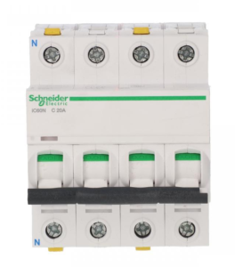 Wyłącznik nadprądowy 3P+N C 20A 6kA AC iC60N-C20-3N Acti9 A9F04720