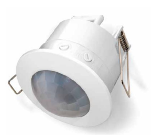 Czujnik ruchu CR-5, max. 1200W, AC220-240V, 50/60Hz, kąt działania 360*, zasięg 6m 2,2-4m, IP20, n