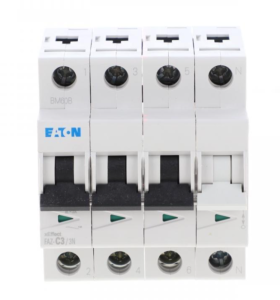 Wyłącznik nadprądowy 3P+N C 3A 15kA AC FAZ-C3/3N 278965