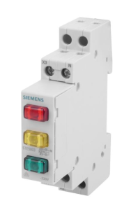 Lampka modułowa 3-fazowa czerwona/żółta/zielona 230V 5TE5803