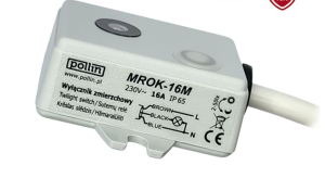 Wyłącznik zmierzchowy zewnętrzny 16A 230V AC 2-50lx IP65 MROK-16M