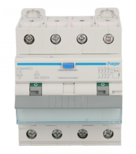 Wyłącznik różnicowo-nadprądowy RCBO 4P C10A 0,03A Typ A 6kA RCBO ADM460C