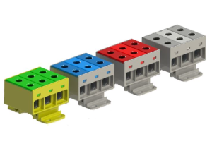 Złączka szynowa 3-torowa 35mm2 niebieska ZGX-3X35 niebieska ENE-00182
