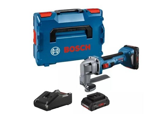 BOSCH.NOŻYCE DO BLACHY GSC 18V-16 E 2xPC4,0Ah LB ...