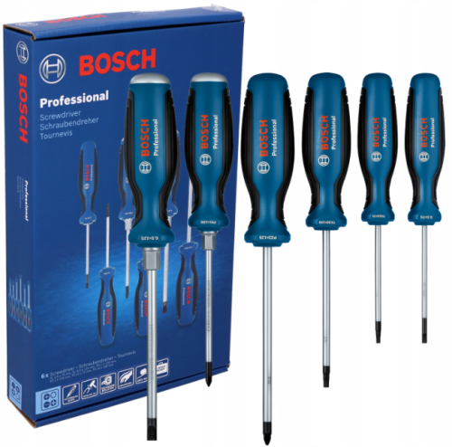 BOSCH WKRĘTAK KPL. 6szt. SL, TX, PZ, PH