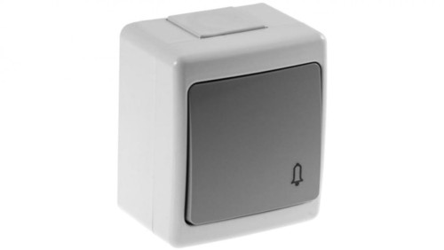 Wyłącznik hermetyczny BETA pojedynczy, dzwonkowy, szary, IP44 /D.3610WD/