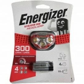 ENERGIZER LATARKA HEADLIGHT VISION 3AAA 300 lm  CZERWONA
