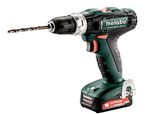 METABO.WKRĘTARKA UD.POWERMAXX SB 12 40/17Nm 2x2,0Ah METABOX