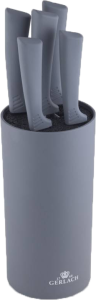 GERLACH.ZESTAW NOŻY W BLOKU  5szt. SMART GREY %%%