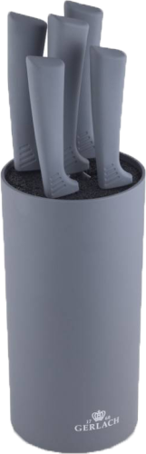 GERLACH.ZESTAW NOŻY W BLOKU  5szt. SMART GREY %%%