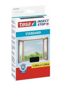 TESA MOSKITIERA OKIENNA CZARNA STANDARD 1,3m x 1,5m