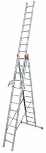 KRAUSE DRABINA TRIBILO 3x12 SZCZEBLI + STABILIZATOR TRIGON