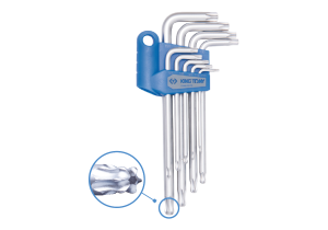 KING TONY TORX  9szt..EXTRA DŁUGI T10-T50 BLISTER