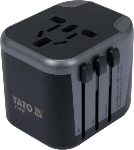 YATO ADAPTER PODRÓŻNY UNIW. 2xUSB 12W...