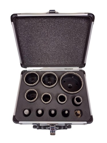 OTWORNICE DIAMENTOWE DO GRESU M14 11szt /SILVER...