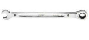 MILWAUKEE KLUCZ PŁ-OCZ.  8mm GRZECHOTKA MAXBITE....%%%