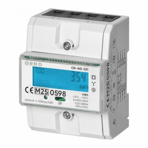 ORNO 3-FAZOWY LICZNIK 80A 3 MODUŁY