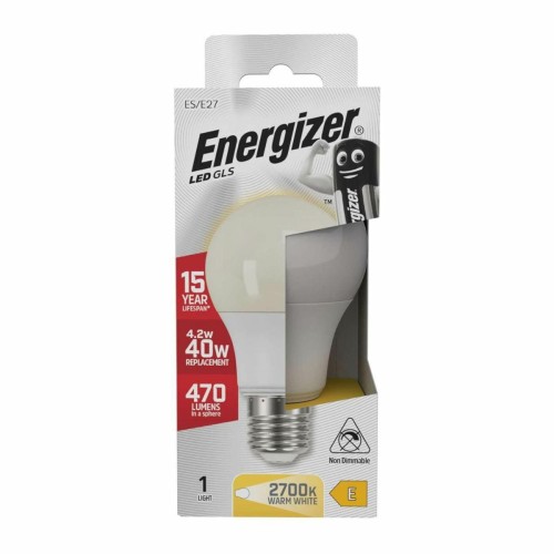 ENERGIZER ŻARÓWKA BULB  7,3W / 60W E27 806LM BARWA CIEPŁA