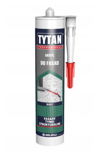 TYTAN AKRYL DO FASAD BIAŁY 280ml PROFESSIONAL