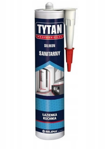 TYTAN SILIKON SANITARNY BIAŁY 280ml PROFESSIONAL