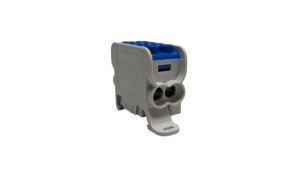 Blok dystrybucyjny - rozdzielczy HLAK 25 (MAG) 1P niebieski 2xAl/Cu 25mm+16mm 1000VAC/1500VDC MAG1251B00