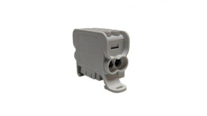 Blok dystrybucyjny - rozdzielczy HLAK 25 (MAG) 1P szary 2xAl/Cu 25mm+16mm 1000VAC/1500VDC MAG1251A00