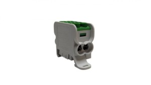 Blok dystrybucyjny - rozdzielczy HLAK 25 (MAG) 1P zielony 2xAl/Cu 25mm+16mm 1000VAC/1500VDC MAG1251G00