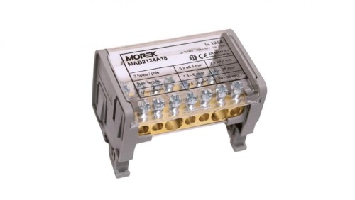 Blok dystrybucyjny Moblock 2P 1000V 125A-7 2x35 + 5x6mm MAB2124A18