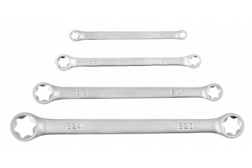 HOGERT ZESTAW KLUCZY OCZKOWYCH TORX 4el. E6 - E24