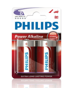 Bateria alkaliczna LR20 / D 1,5V POWER ALKALINE LR20P2B/10 /blister 2szt./