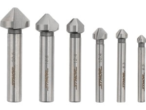 STHOR ZESTAW POGŁEBIACZY DO METALU 6,3-20,5mm kpl. 6szt.
