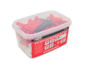 AWTOOLS SYSTEM POZIOMOWANIA BRAMKOWY 1,0mm 150+50szt.+SZCZ.REG.(BRAMKA 5-15mm + KLIN + SZCZYPCE)