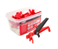 AWTOOLS SYSTEM POZIOMOWANIA BRAMKOWY 1,0mm 150+50szt.+SZCZ.REG.(BRAMKA 5-15mm + KLIN + SZCZYPCE)