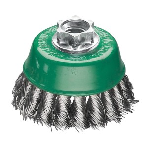 MILWAUKEE SZCZOTKA DRUCIANA GARNKOWA M14 65x18 STAL NIERDZEWNA WIĄZANA 0.5-1szt.