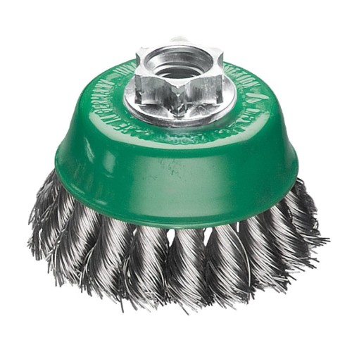 MILWAUKEE SZCZOTKA DRUCIANA GARNKOWA M14 65x18 STAL NIERDZEWNA WIĄZANA 0.5-1szt.