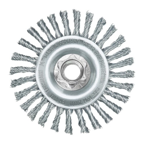 MILWAUKEE SZCZOTKA DRUCIANA TARCZOWA M14 125x6 STALOWA WIĄZANA 0.5-1szt.