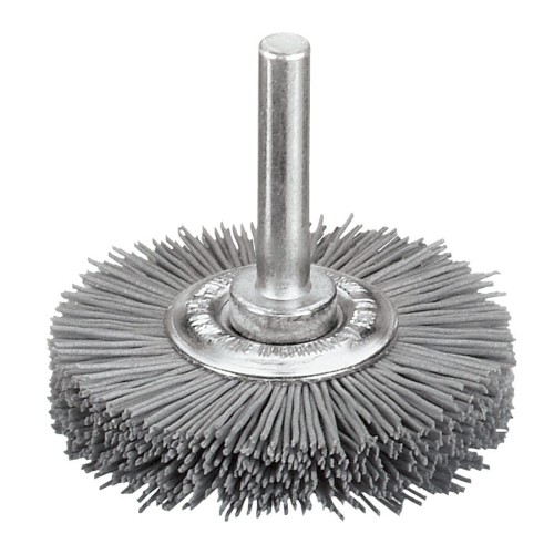 MILWAUKEE SZCZOTKA DRUCIANA TARCZOWA TRZPIENIOWA S6 50x10 WĘGLIK KRZEMU KARBOWANY G320 CR. 0.6-3szt.