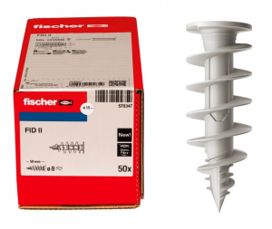 FISCHER MOCOWANIE W IZOL.FID II 50 /50szt. DO PŁYT IZOLACYJNYCH(STYROPIAN).