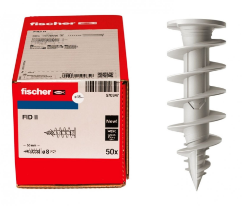 FISCHER MOCOWANIE W IZOL.FID II 50 /50szt. DO PŁYT IZOLACYJNYCH(STYROPIAN).