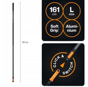 FISKARS TRZONEK ALUMINIOWY ROZMIAR L SYSTEM  ONECLICK