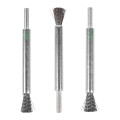 MILWAUKEE SZCZOTKA DRUCIANA PĘDZELKOWA S6 12x20x120 STAL NIERDZEWNA KARBOWANA 0.3-3szt.