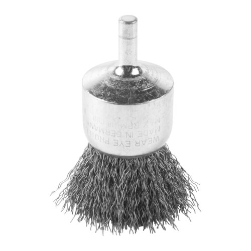 MILWAUKEE SZCZOTKA DRUCIANA PĘDZELKOWA S6 30x25x68 STAL NIERDZEWNA KARBOWANA 0.3-3szt.