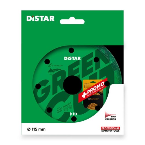 DISTAR TARCZA DIAMENTOWA GREEN CUT 115 x 1,2 x 8 x 22,23mm