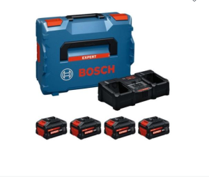 BOSCH AKUMULATOR 18V  8,0Ah EXPERT 2szt. +  5,5Ah 2szt. + ŁADOWARKA EXAL 18V2-320 LB