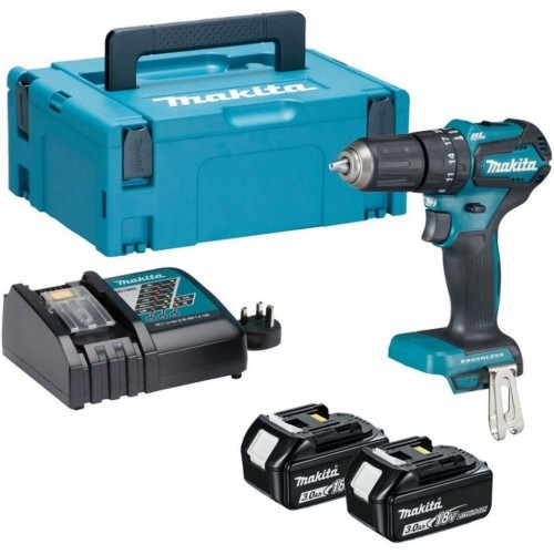 MAKITA WKRĘTARKA UDAROWA 18V DHP485RAJ 50/27Nm 2x2,0Ah BL