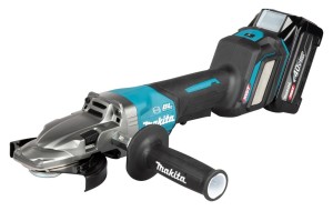 MAKITA SZLIFIERKA KĄTOWA  40V XGT 125mm GA055GZ01 REG.OBR. PŁASKA GŁOWICA WŁĄCZNIK ŁOPATKOWY BL