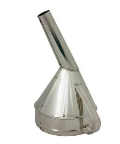 LEJEK  METALOWY SKOŚNY fi 17,5cm OCYNK